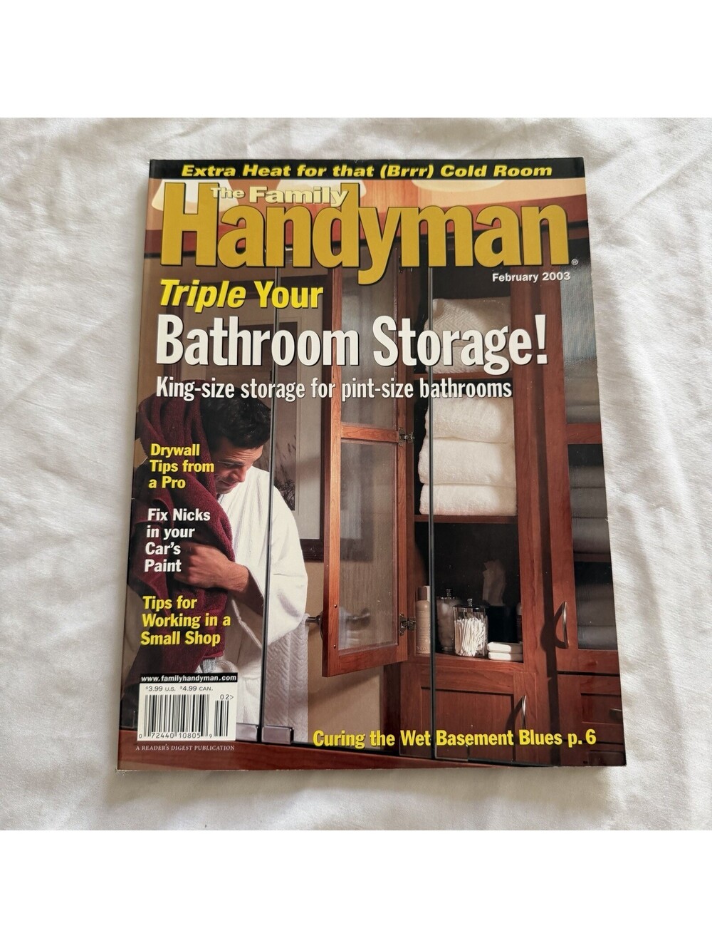 The Family Handyman February 2003 - Triple Your Bathroom Storage!